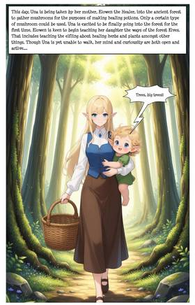 Read Una the elfling  1 Page 2 in English