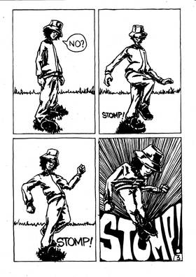 Read Down on the lawn  2 Page 3 in English