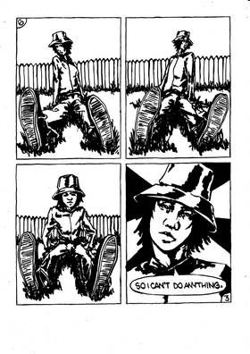Read Down on the lawn  6 Page 3 in English