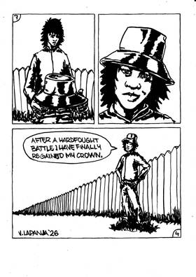 Read Down on the lawn  7 Page 4 in English