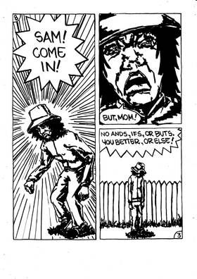 Read Down on the lawn  8 Page 3 in English