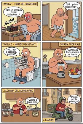 Read Le disavventure di lu Tata, Flavio  1 Page 3 in Italian