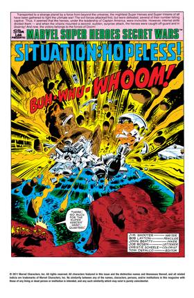 Read Marvel Super Heroes Secret Wars (1984)  4 Page 2 in English