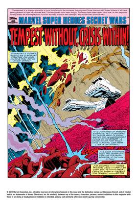 Read Marvel Super Heroes Secret Wars (1984)  3 Page 2 in English