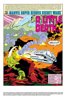 Read Marvel Super Heroes Secret Wars (1984)  6 Page 2 in English