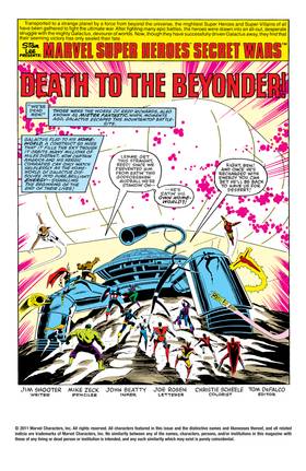 Read Marvel Super Heroes Secret Wars (1984)  10 Page 2 in English