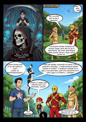 Read Los Guardianes de la Primera Estrella  3 Page 7 in Spanish