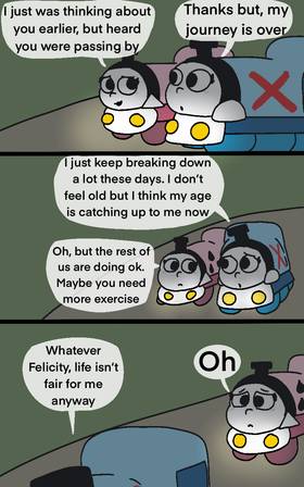 Read Febus the giraffe creature   8 Page 3 in English