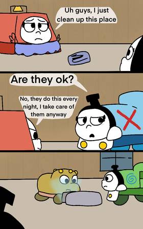 Read Febus the giraffe creature   8 Page 6 in English
