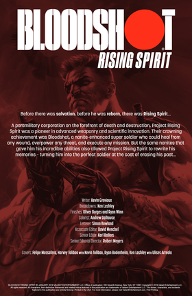 Read Bloodshot Rising Spirit (2018)  3 Page 2 in English