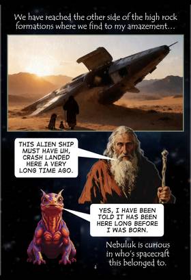 Read Galactic Travels of Nebuluk and Amarok Book Two  1 Page 4 in English