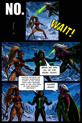 Read The Cosmic Reality Game Show  4 Page 8 in English