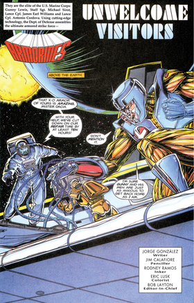Read Armorines (1994)  6 Page 4 in English