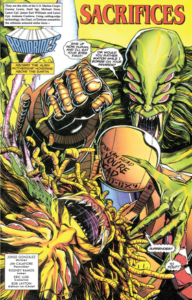 Read Armorines (1994)  7 Page 3 in English