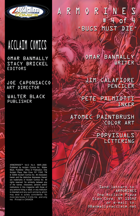 Read Armorines (1999)  4 Page 2 in English