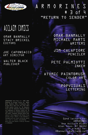Read Armorines (1999)  3 Page 2 in English