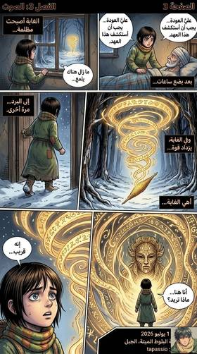 Read The Golden Spindle  2 Page 3 in Arabic