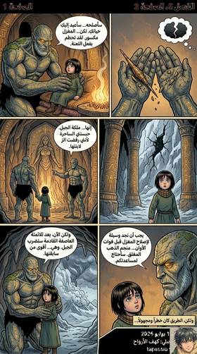 Read The Golden Spindle  4 Page 3 in Arabic