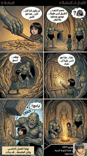 Read The Golden Spindle  4 Page 4 in Arabic