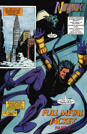 Read Ninjak (1994)  6 Page 3 in English