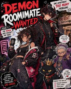 Read DEMON ROOMMATE WANTED  1 Page 1 in English