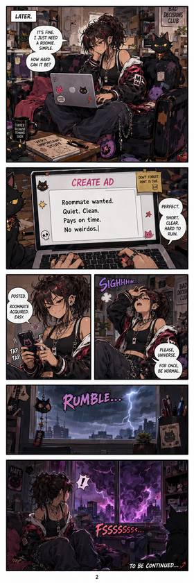 Read DEMON ROOMMATE WANTED  1 Page 3 in English