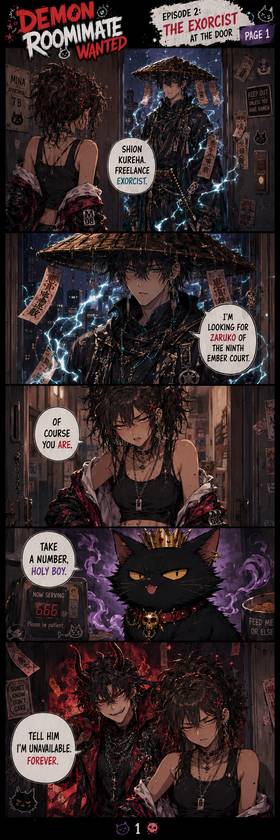 Read DEMON ROOMMATE WANTED  2 Page 2 in English