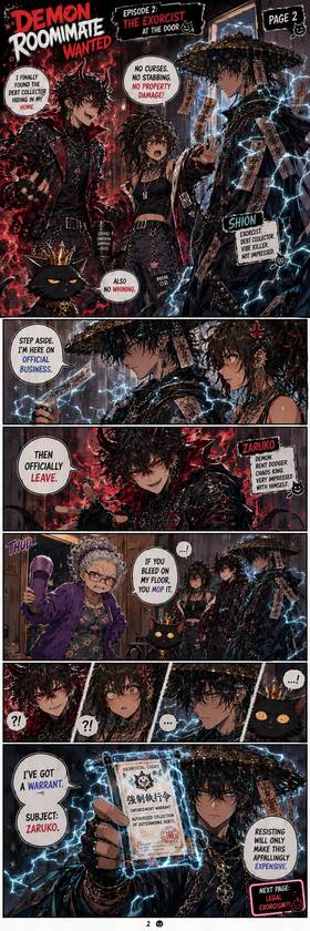 Read DEMON ROOMMATE WANTED  2 Page 3 in English
