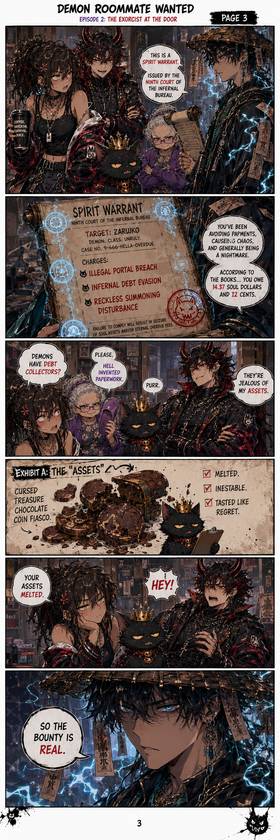 Read DEMON ROOMMATE WANTED  2 Page 4 in English