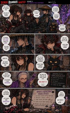 Read DEMON ROOMMATE WANTED  3 Page 6 in English