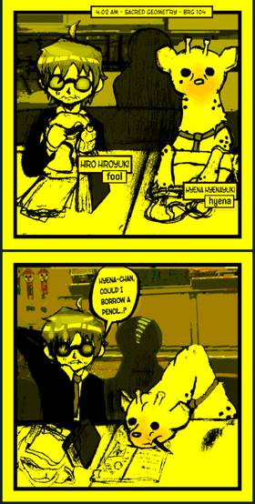 Read Sit With Me, Hyena-chan   1 Page 3 in English