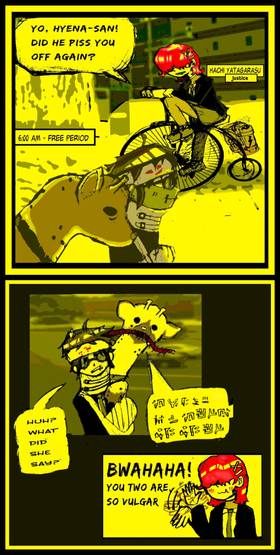 Read Sit With Me, Hyena-chan   1 Page 5 in English