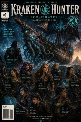 Read  Kraken Hunter: Eco‑Pirates Guardians of the Sea  1 Page 1 in English