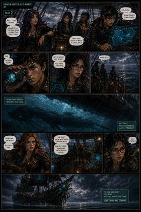 Read  Kraken Hunter: Eco‑Pirates Guardians of the Sea  1 Page 3 in English