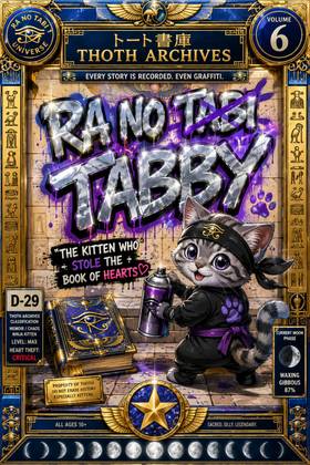 Read RA NO TABBY | ラーのTABBY: THE KITTEN WHO STOLE THE BOOK OF HEARTS | 心の書を盗んだ子猫  1 Page 1 in English