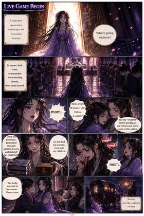 Read Live game begin   1 Page 2 in English