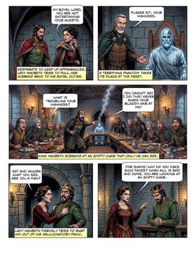 Read Shakespeare's Macbeth  3 Page 8 in English