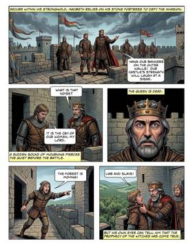 Read Shakespeare's Macbeth  5 Page 8 in English
