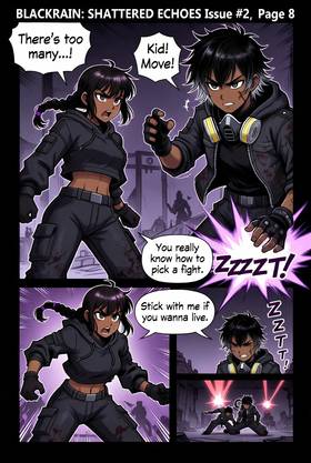 Read BLACKRAIN SHATTERED ECHOES   2 Page 9 in English