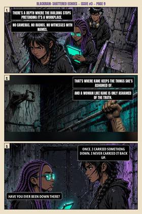 Read BLACKRAIN SHATTERED ECHOES   3 Page 9 in English
