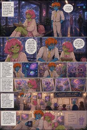 Read Lira y Kael Amor Espacial   1 Page 2 in Spanish