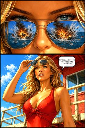 Read Baywatch x Transformers : Summer Invasion  1 Page 3 in English