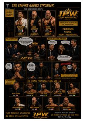 Read Iconic Pro Wrestling - Graphic Wrestling Series  1 Page 5 in English