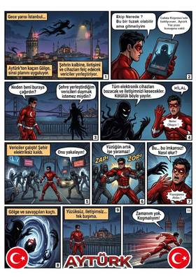 Read AyTürk Gölgelerin istilası  1 Page 6 in Turkish