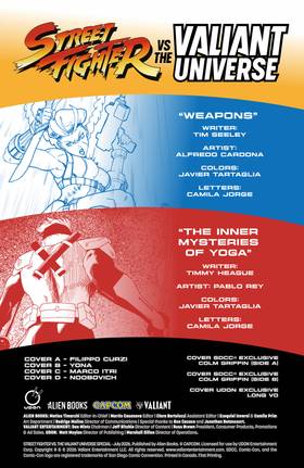 Read Street Fighter vs. The Valiant Universe  1 Page 2 in English