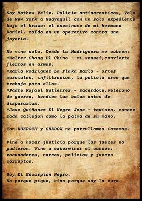 Read Escorpion Negro  1 Page 3 in Spanish