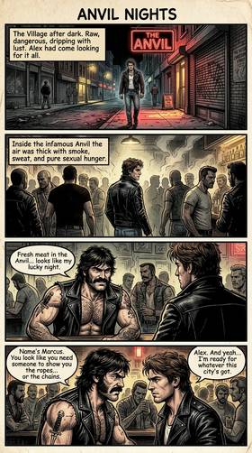 Read Anvil Nights - New York 1977 The Underground Gay Scene   1 Page 2 in English