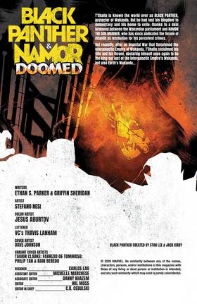 Read Black Panther/Namor: Doomed (2026)  1 Page 3 in English