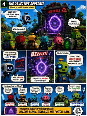 Read Captain Cubemelon & Friends  1 Page 6 in English