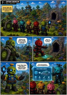 Read Captain Cubemelon & Friends  1 Page 9 in English